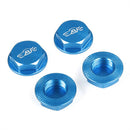 ROFUN 970141 970142 970143 Metal Locked Wheel Hub Nut 4PCS for 1/5 LT Kingmotor X2 Losi 5ive-t DDT FID RC Car Parts