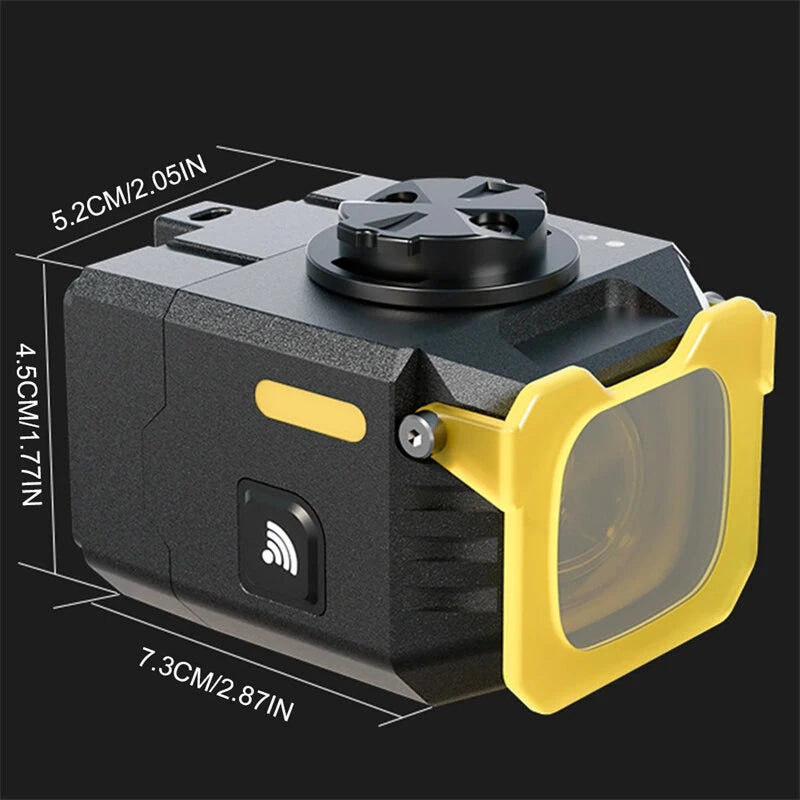 BIKIGHT Q4 1600LM Super Bright Bike Headlight 50W Output 2 in 1 Dual Distance Beam USB Rechargeable Mini LED Waterproof Bike Front Light with Wireless Remote for Night Riding