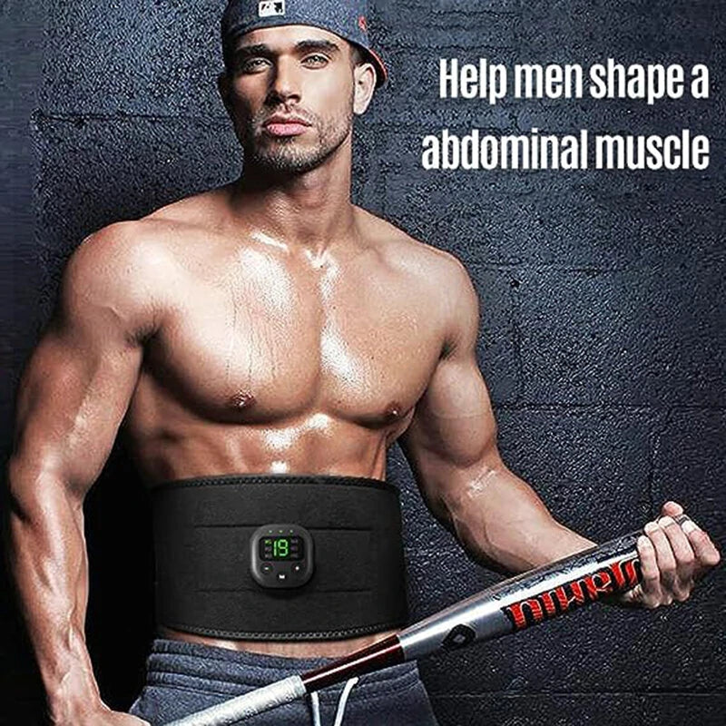 Ems Muscle Stimulator Unisex 6 Massage Modes Abdominal Pulse Trainer Portable Electric Smart Fitness Equipment