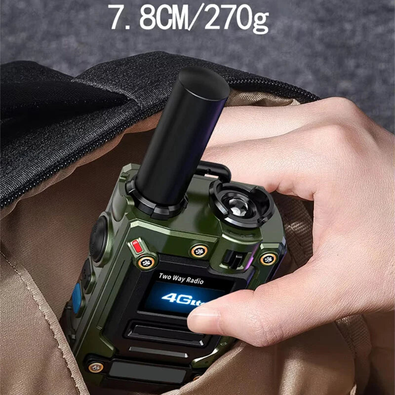 Lyunton K300 Global Walkie Talkie 4G LTE 6800mAh Battery Type-C Charge Europe Version SIM Card