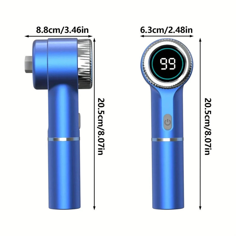 5 in1 Portable Electric Cleaning Brush 5W 1200mAh Rechargeable 3-Speed Adjustable 1600/2000/2400 RPM Cordless Multi-functional Kitchen Dish Scrubber with LED Indicator and USB Charging