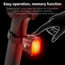 WEST BIKING High-Brightness Bike Taillight IP66 Waterproof Bicycle Rear Light with 6 Modes Long-Lasting 250mAh Battery Type-C Rechargeable Safety Light