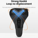 WEST BIKING Silicone High Elastic Bicycle Cushion Cover Breathable Soft Bike Seat Cushion with Rainproof Protection for Outdoor Riding