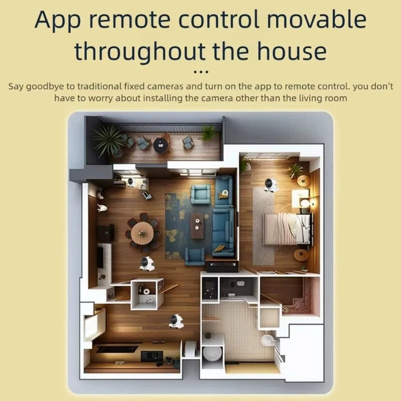 1080P HD Smart Pet Camera Mobile Robot with AI Tracking Auto Recharge Night Vision Two Way Audio Toy Car Camera for Home Monitoring