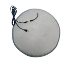 IPRee Winter Round Rabbit Fleece Usb Interface Waterproof Heating Seat Cushion, Office Outdoor Car Electric Heating Seat Cushion