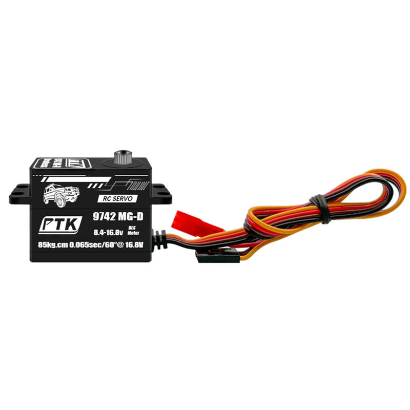 PTK 9742MG-D 85kg High Torque Metal Digital Servo for 1/8 RC Drift Car Vehicle Models