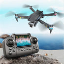 XKJ K13 MAX WiFi FPV with LCD Screen Controller HD Camera Optical Flow Positioning Brushless Foldable RC Drone Quadcopter RTF