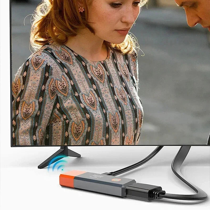 Bakeey 1080P Wireless HD Video Display Dongle Adapter Transmitter and Receiver Extender Kit TV Stick for Camera Laptop to Projector Monitor TV