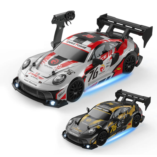 ENOZE 8605 8606 RTR 1/24 2.4G 4WD 30km/h Drift RC Car GTR High Speed Racing LED Light On-Road Vehicles Models Toys