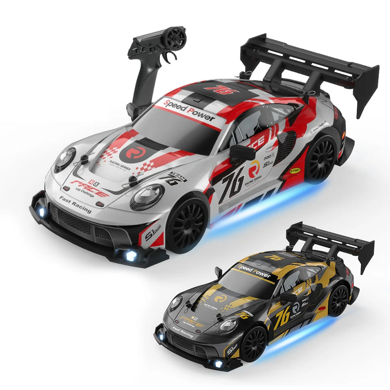 ENOZE 8605 8606 RTR 1/24 2.4G 4WD 30km/h Drift RC Car GTR High Speed Racing LED Light On-Road Vehicles Models Toys