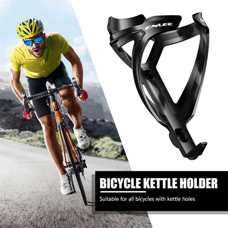 ENLEE Dual Color Bicycle Water Bottle Holder Tough Hardness Wear-resistant Lightweight Bike Bottle Rack Cages for MTB Outdoor Cycling