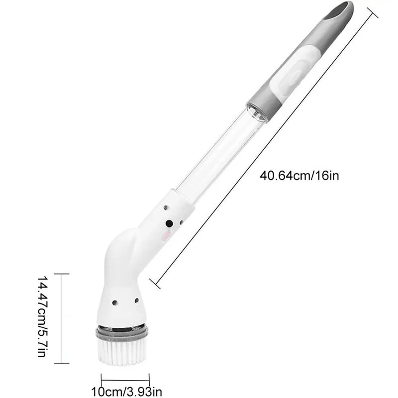 5-in-1 Multifunctional Electric Cleaning Brush Wireless Rotating Mop Up to 180 mins Cleaning for Kitchen Bathroom