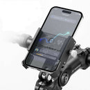 Bike Holder Aluminum Alloy 360 Adjustable Sturdy Anti-fall 0.2kg Lightweight Handlebar Holder for Motorcycle Bicycle Scooter Bracket