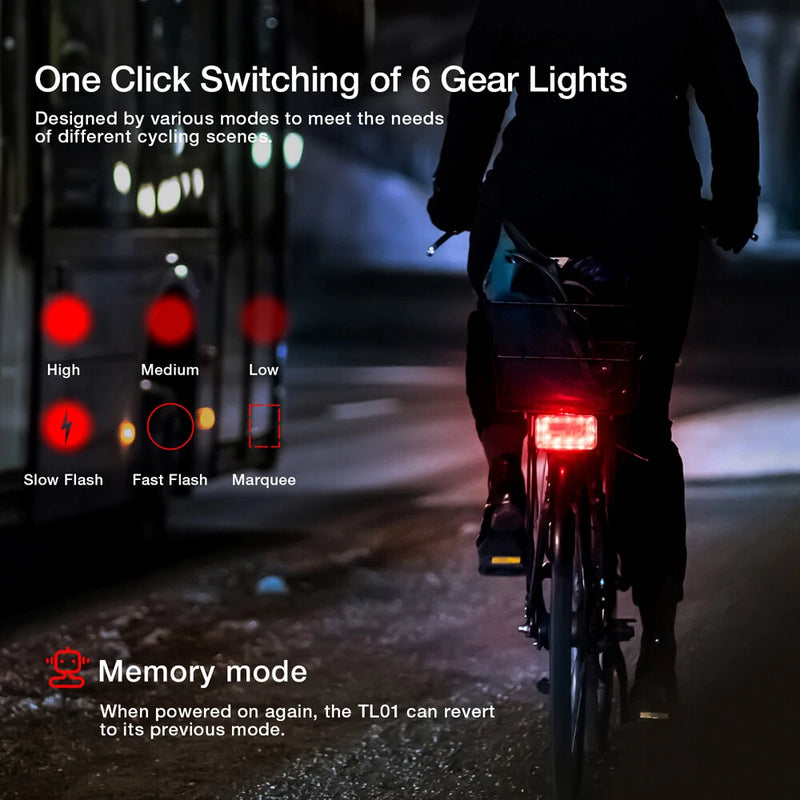 Astrolux BC2 Double 800LM LED Bright Bike Light 2600mAh Battery IP64 Waterproof 5 Light Modes Type-C Rechargeable Bicycle Front Light Flashlight