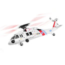 XK K270 UH-60L 2.4G 4CH Optical Flow Positioning Brushless Motor Flybarless RC Helicopter RTF