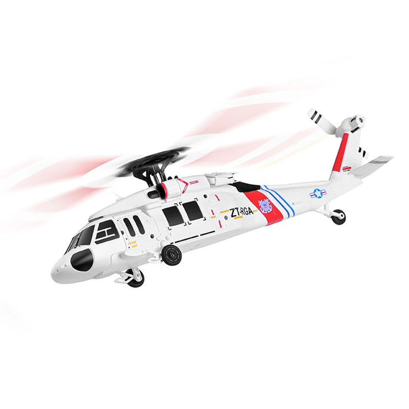XK K270 UH-60L 2.4G 4CH Optical Flow Positioning Brushless Motor Flybarless RC Helicopter RTF