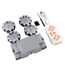 Technical MOC EV3 Mecanum Wheels 4WD Electric Building Block 2.4G APP Remote Control RC Vehicle Universal Omnidirectional Tires Assembly Kit Educational Toys Kids Gift