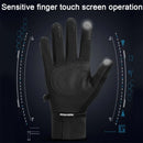 IPRee Winter Cycling Gloves for Men's Warm Outdoor Sports Windproof Anti Slip Waterproof Velvet Touchable Screen Gloves Gloves