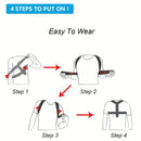 KALOAD Back Posture Corrector Belt Brace Hunchback Corrector Men Women Sitting Posture Correction Belt Shoulder Straight Back