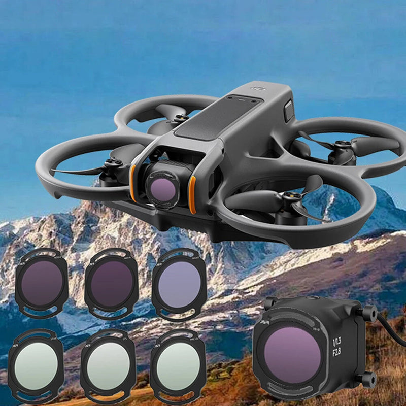 DJI O4/Avata 2 FPV Filter Kit - UV/CPL/ND8/ND16PL/Night/Star Lens Protective Filters