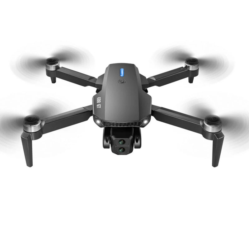 YLR/C E88 GT WiFi FPV with 4.9inch Large LCD Screen Controller HD Dual Camera Optical Flow Positioning Brushless Foldable RC Drone Quadcopter RTF