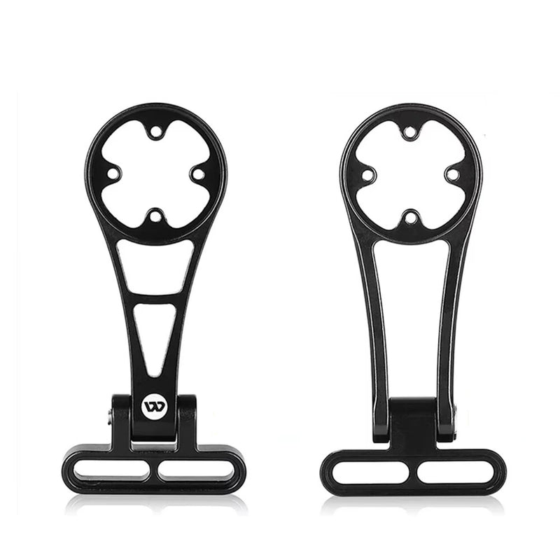 WEST BIKING Aluminum Alloy Bicycle Computer Holder Adjustable Angle Mountain Bike Headlight Sports Camera Mount Handlebar Extended Bracket