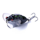 ZANLURE 8PCS Perch Insect Fishing Lures 6.4g 4cm Treble Barb Hooks Artificial Bait for Fishing