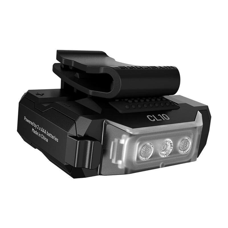 NITECORE CL10 Versatile Clip-on Light Ultra Lightweight Chest Lamp/Shoulder Lamp/Hat Lamp With Red Blue Light Night Light SOS Signal Light