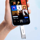 Lenovo SS370 Type-C & USB3.2 Flash Drive 256G 128G High Speed Pendrive U Disk for Laptop Phone Computer