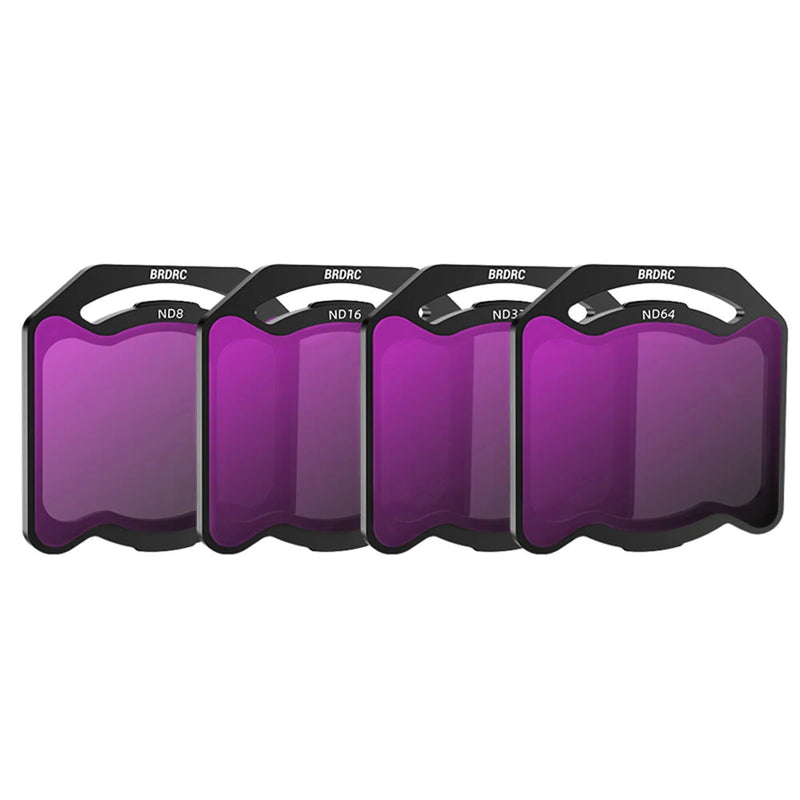 BRDRC FPV Camera Lens Filter for O4 Air Unit Pro RC Drone Quadcopters Aluminum Alloy Frame Optical Glass UV CPL ND8 ND16 ND32 ND64 Combo Set