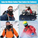TENGOO 1pc Winter Thickened Fleece Outdoor Cycling Scarf, Warm Neck Gaiter, Windproof Dust Mask, Polar Fleece Neck Cover