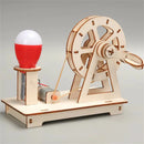 DIY Wooden Hand Generator Model STEM Science Technology Experiment Physics Learning Education Toy