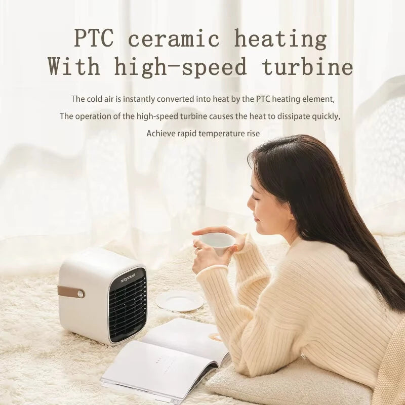 IPRee 900W PTC Ceramic Heater Home Electric Heating Fan, Safe Shutdown of Power Supply, Suitable for Desktop Winter Home Appliances