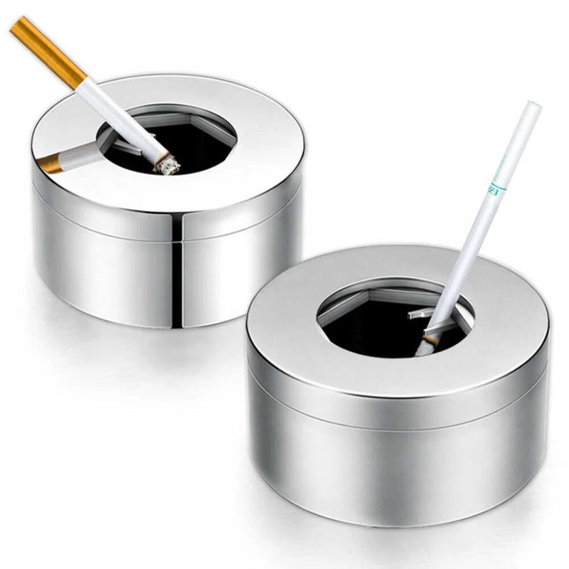 NIKOLATOY Handmade Alloy Openable Mechanical Ashtray Desktop Ornaments Science Discovery Toys