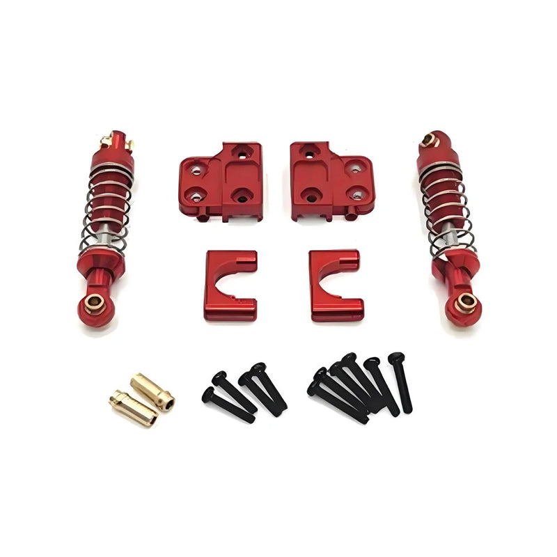 Metal Upgraded Rear Axle Fixing Parts Shock Absorber Set for MN 1/12 MN82 LC79 RC Car Spare Parts