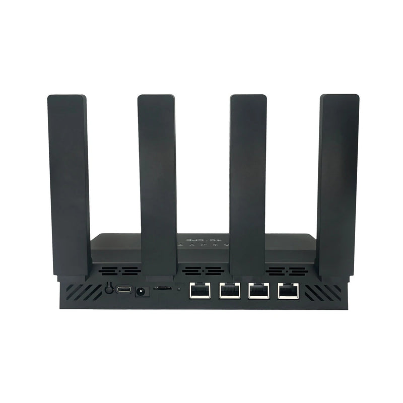 WR800 4G LTE WiFi 6 Router 4 Gigabit Ports SIM Card Slot Mesh Networking External Antennas 600Mbps High-Speed Internet for Home Office Plug and Play