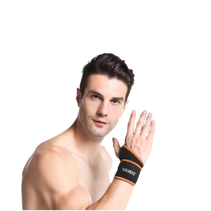 AOLIKES 1PCS Elastic Bandage Wrist Band Anti-slip Breathable Hand Protection for Weightlifting Ball Games Sports