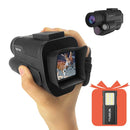 Outdoor Waterproof Night Vision Monocular 4K Infrared Digital Night Vision Telescope with Flashlight