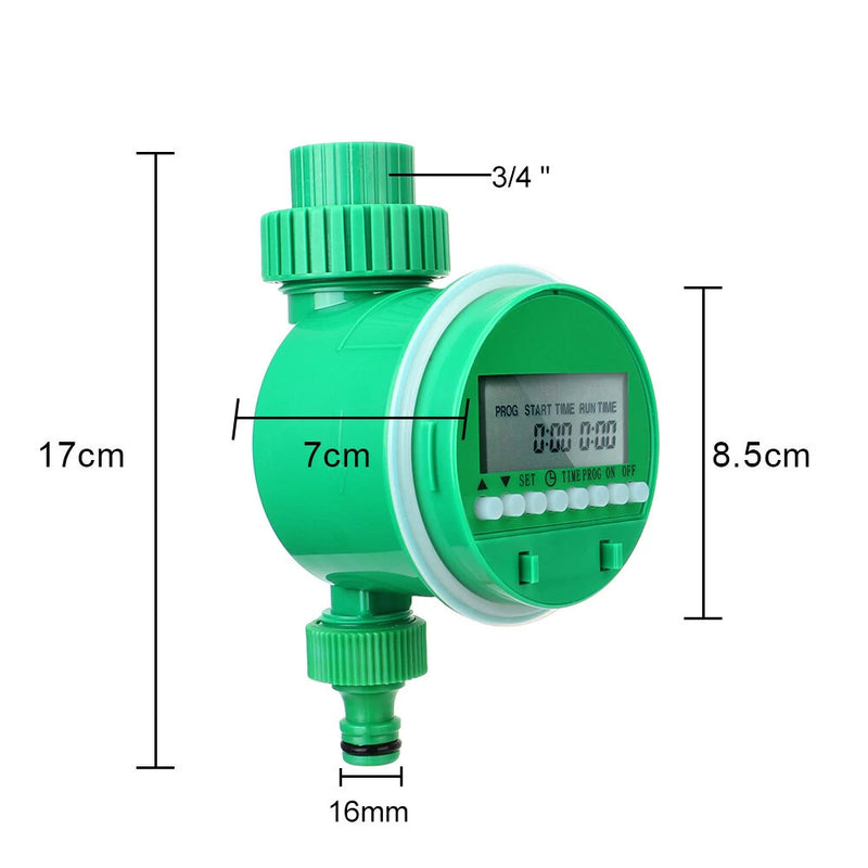 AGSIVO Sprinkler Timer Digital Automatic Water Timer Programmable Watering Irrigation Timer for Garden Hose Farmland Courtyard Greenhouse
