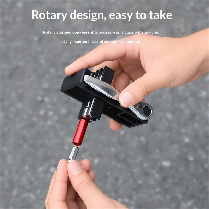 WEST BIKING Bicycle Repair Tools Kit Multifunctional MTB Road Bike Tool Kit Portable Hexagonal Wrench Screwdriver Bit Tools