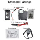 QYT KT-8900 Dual Band Mobile Radio 200 Channels 136-174MHz 400-480MHz UHF VHF Dual Display Mini Car Transceiver