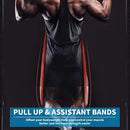 KALOAD 5pc Pull Up Resistance Bands 5-125lbs Assist Exercise Workout Band Set for Fitness Strength Weightlifting and Powerlifting- Stretch Mobility Assistance Bands at Home Gym/Crossfit Training