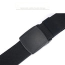TUSHI 120cm Tactical Nylon Belt Adjustable Wear-resistant Lightweight Waist Belt Buckle Canvas Belt Casual Sports Belts for Outdoor Men Women