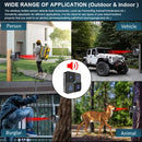 Wireless Motion Sensor Alarm System Driveway Alarm Outdoor Security Detector 70ft Detect Range 1/2 Mile Transmission IP65 Weatherproof 35 Chimes Expandable System Home Security