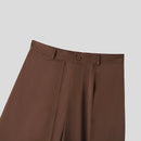 INCERUN Mens Pant Irregular Splicing Solid Color Men Pant Skirt Fashion Solid Color Streetwear Male Trousers