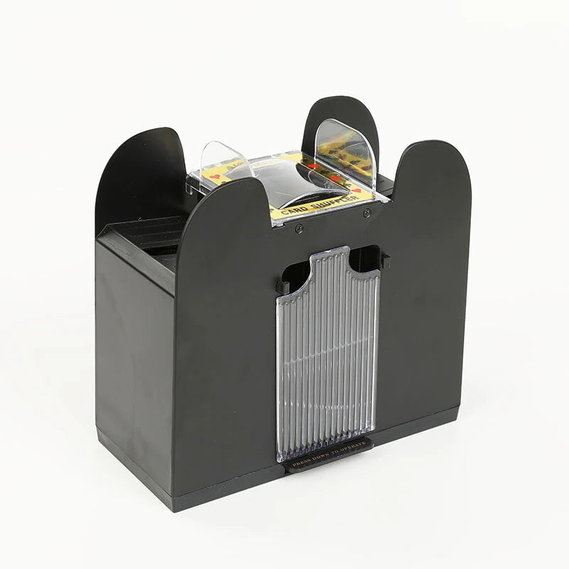 2/4/6 Decks Automatic Poker Card Shuffler for Tabletop Games Automatic Card Shuffler Automatic Playing Cards Shuffler Mixer Games Poker Sorter Machine Dispenser for Travel Home