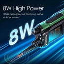 Baofeng DM-32UV Walkie Talkie DMR Digital Analog Two Way Radio 8W Power GPS APRS 4000 Channels Dual Mode Communication Green Walkie Talkie