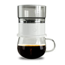 Portable Electric Outdoor Drip Coffee Maker for Home Office, Espresso Coffee Machine Mini Coffee Maker with Tritan Water Tank