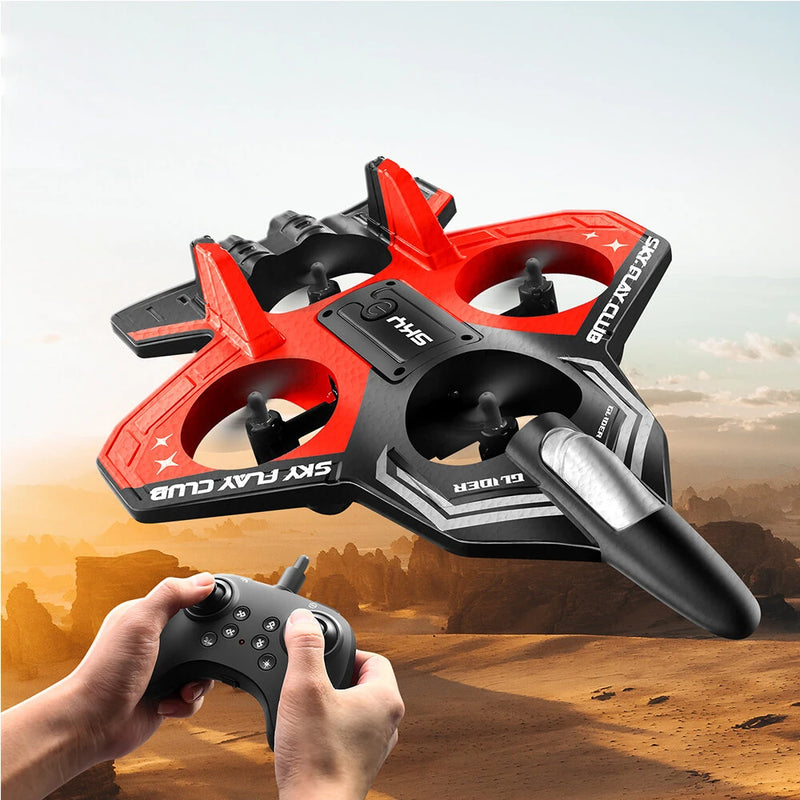 YLR/C S83 2.4G EPP Glider Altitude Hold Mode 360 Roll 4 Motors 4CH LED RC Drone Airplane Quadcopter Stunt Fighter RTF