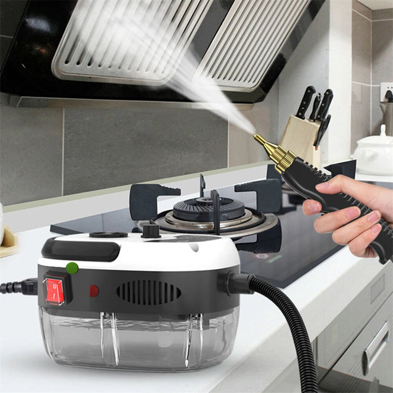 2500W High-Temperature High-Pressure Steam Cleaner 230V 901ml Capacity 4 Temperature Levels ABS Base for Kitchen Air Conditioner Cleaning
